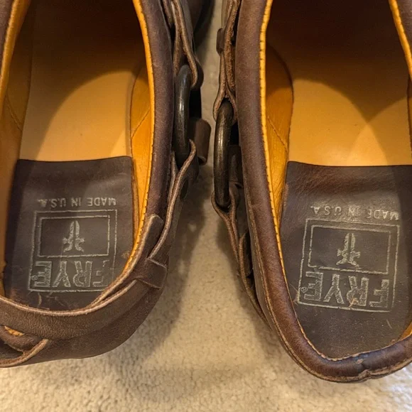 Frye belted brown mule - Picture 3 of 4